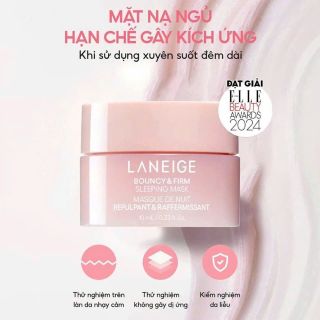 Mặt nạ ngủ Laneige Mặt Nạ Laneige Bouncy & Firm minisize 10ml
