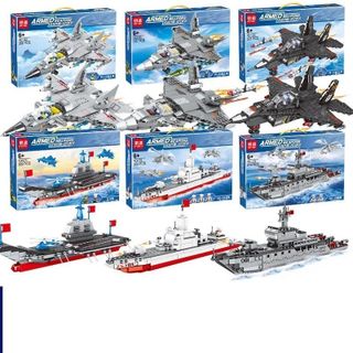 HỘP LEGO LẮP RÁP QUÂN SỰ
(BỘ 3 HỘP)