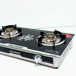 BẾP GAS ĐÔI MẶT KÍNH VINLANDO VN6607M4