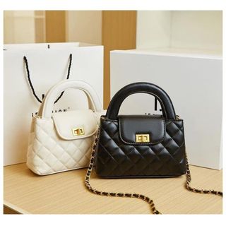 Túi xách nữ, túi đeo chéo, đeo vai trần trám khoá vặn da nhăn bóng K386