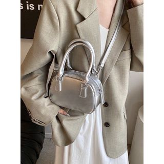 Túi xách nữ, túi đeo chéo dáng bầu quai xách có kèm ngăn phụ K503