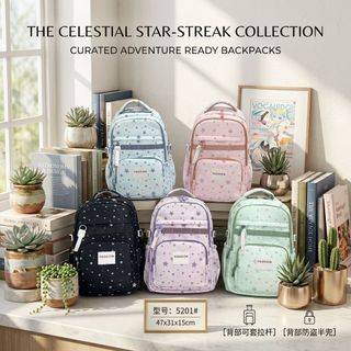 BALO THỜI TRANG A5201 HOT TREND – HỌA TIẾT SAO XINH XẮN, DỄ THƯƠNG - PIPI STORE