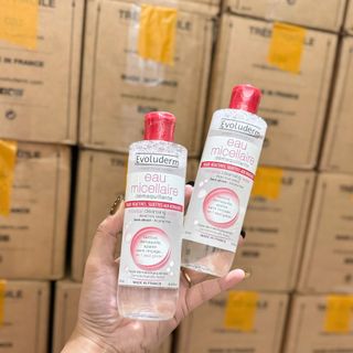 Nước tẩy trang Evoluderm Eau Micellaire Màu Hồng 250ml