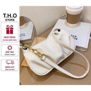 Túi xách đeo vai, chéo nữ da PU xích may rúm thời trang cá tính K50