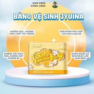 BĂNG VỆ SINH [JYUINA] Soft Breathe Freely - Siêu Mềm Mại & An Toàn Cho Da Nhạy Cảm