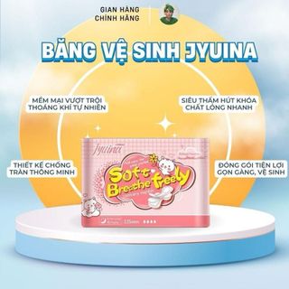 BĂNG VỆ SINH [JYUINA] Soft Breathe Freely - Siêu Mềm Mại & An Toàn Cho Da Nhạy Cảm