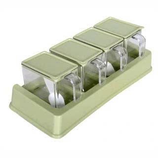 BỘ 4 HỦ ĐỰNG GIA VỊ CÓ THÌA VIỆT NHẬT