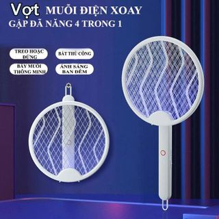 VỢT MUỖI THÔNG MINH GẤP GỌN 4 in 1