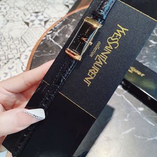 ĐỒNG HỒ NỮ SIÊU CẤP YXL DÂY DA MẶT FULL ĐEN CN FULLBOX