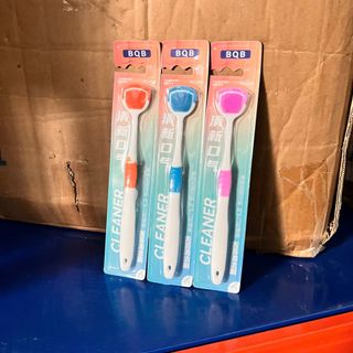 Bàn Chải Lưỡi Silicone Rưa Lưỡi Cạo Sạch Mảng Bám Lông Mềm Mại Không Đau Rát - Bàn chải lưỡi giá sỉ