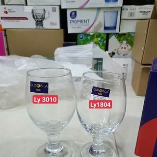 Bộ 6 Ly Thủy Tinh Chân Cao, Ly Sinh Tố 3010, 1804 410ML (THÙNG 8B)