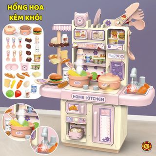 Bộ Đồ Chơi Nhà Bếp 36CM Zuba Toys - Mô Phỏng Nấu Ăn Chân Thật Kèm Hiệu Ứng Khói, Âm Thanh & Vòi Nước Chân Thật