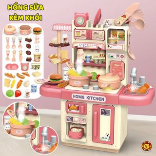 Bộ Đồ Chơi Nhà Bếp 36CM Zuba Toys - Mô Phỏng Nấu Ăn Chân Thật Kèm Hiệu Ứng Khói, Âm Thanh & Vòi Nước Chân Thật