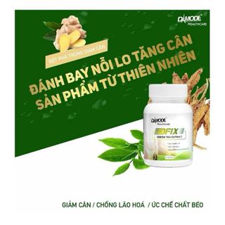 Viên uống eo thon dáng gọn DFIX DAMODE lọ 60 viên