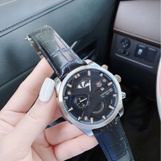 SĂN SALE LỚN ĐỒNG HỒ NAM TRUNG CẤP TAD HEUER DÂY DA CHONOGRAP