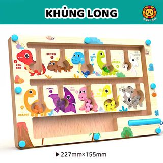 Đồ Chơi Montessori Phân Biệt Màu Sắc Zuba Toys, Bảng Gõ Đếm Từ Tính Giáo Dục Sớm Giúp Bé Phát Triển Tư Duy Toán Học