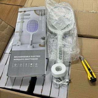 VỢT MUỖI THÔNG MINH 2 in 1 CAO CẤP HỘP TRẮNG