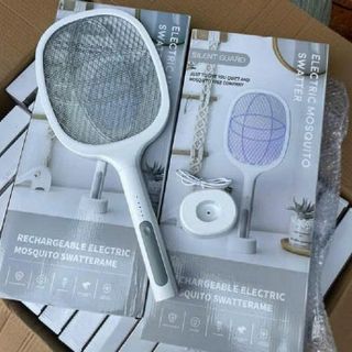 VỢT MUỖI THÔNG MINH 2 in 1 CAO CẤP HỘP TRẮNG