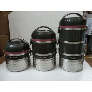 Cặp Lồng 3 Tầng Sần, Đen AILIJIN (THÙNG 24C)