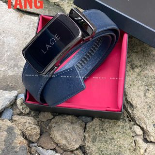 DÂY LƯNG DA BÒ 3 LỚP VÂN TAIGA - ĐẦU KHOÁ TĂNG CAO CẤP