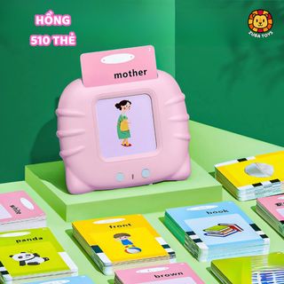 Máy Đọc Thẻ Song Ngữ 4 Chế Độ Anh Việt Zuba Toys – Đồ Chơi Giáo Dục Sớm Flashcard Giúp Bé Học Từ Vựng Hiệu Quả