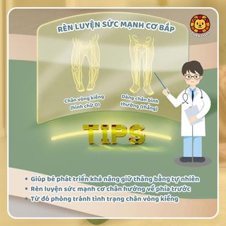 Xe Tập Đi Cho Bé 6in1 Zuba Toys, Đa Chức Năng Tập Chòi Chân, Có Khóa Bánh An Toàn Cho Bé