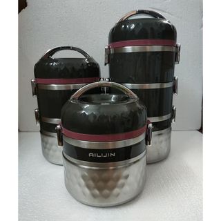 Cặp Lồng 2 Tầng Sần, Đen AILIJIN (THÙNG 24C)