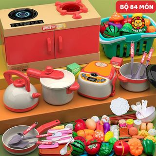 Đồ Chơi Nhà Bếp Zuba Toys Mô Phỏng Nấu Ăn Sáng Tạo, Bộ Đồ Chơi Nhà Bếp Nhiều Chi Tiết Cho Bé Gái Tập Làm Đầu Bếp
