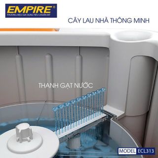 Bộ Lau Nhà Thông Minh Empire 313 Tự Vắt Tự Động Tách Nước Sạch Nước Bẩn, Xoay 360 Độ