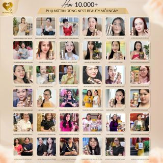 VIÊN UỐNG YẾN SÀO NEST BEAUTY HỖ TRỢ NGĂN NGỪA LÃO HÓA, GIÚP DA MỊN - YẾN SÀO 9.000MG, NMN 16.200MG