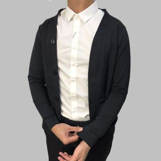 Áo khoác cardigan nam Facio thun da cá trơn K125