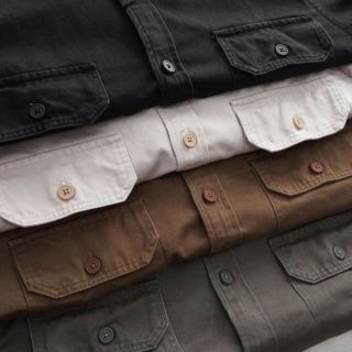 ÁO KAKI TAY DÀI TÚI HỘP DÀY DẶN