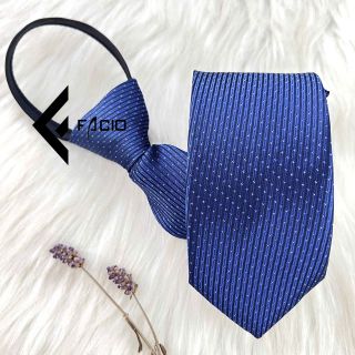 Cà vạt nam họa tiết thắt sẵn Facio form nhỏ C026