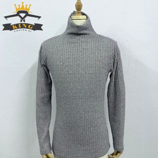 Áo len cổ lọ Facio unisex gân cao cấp T012