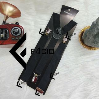 Dây đai quần chữ Y 3 kẹp Facio bản 2.5cm M01