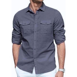 ÁO KAKI TAY DÀI TÚI HỘP DÀY DẶN