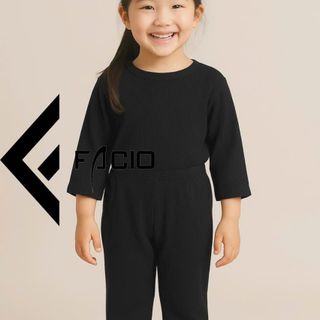 Bộ quần áo em bé dài tay Facio len poly ấm U003 Q003