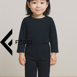 Bộ quần áo em bé dài tay Facio len poly ấm U003 Q003