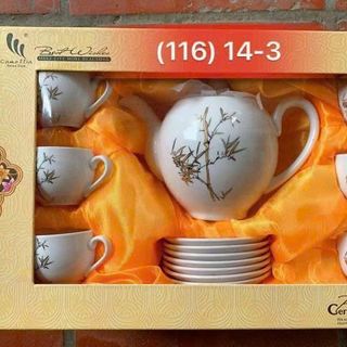 BỘ BÌNH TRÀ HỌA TIẾT SANG TRỌNG HÀN QUỐC (T12)