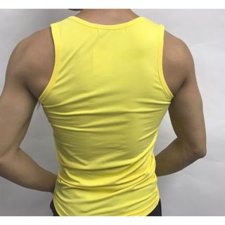 Áo ba lỗ nam cổ tròn Facio thun poly co giãn U05