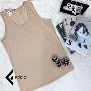 Áo ba lỗ nam cổ tròn Facio thun poly co giãn U05