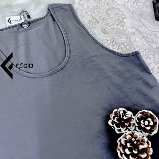 Áo ba lỗ nam cổ tròn Facio thun poly co giãn U05