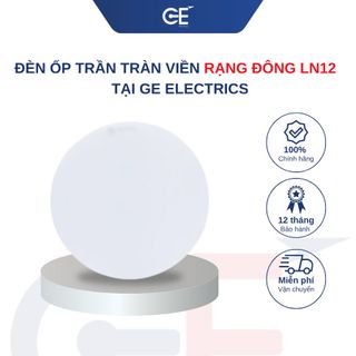Đèn Ốp Trần Tràn Viền Rạng Đông LN12N LN12 tại GE Electrics