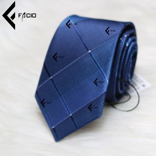 Cà vạt nam tự thắt họa tiết Facio bản lớn C054