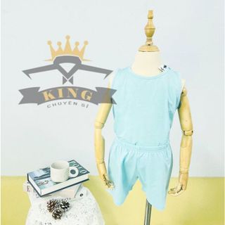 Bộ quần áo em bé sát nách Facio Shop thoáng mát U02 Q02