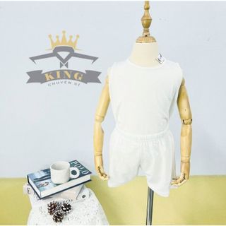 Bộ quần áo em bé sát nách Facio Shop thoáng mát U02 Q02