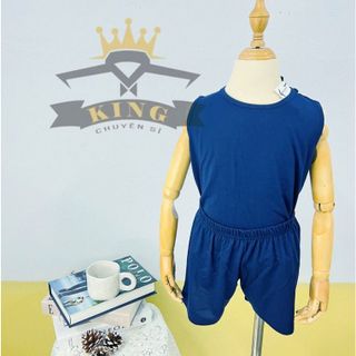 Bộ quần áo em bé sát nách Facio Shop thoáng mát U02 Q02