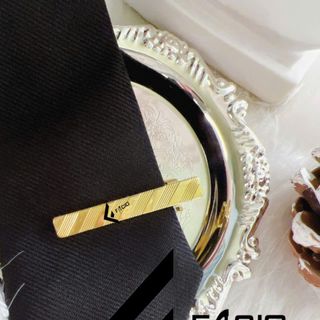 Kẹp cà vạt vàng nhỏ Facio hợp kim kim loại AV01