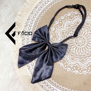 Nơ bướm nữ phi bóng Facio đuôi dài thắt sẵn X03