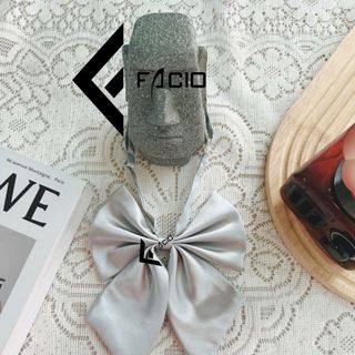 Nơ bướm nữ phi bóng Facio đuôi dài thắt sẵn X03